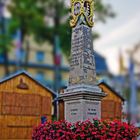 Postmeilensäule auf dem Oberwiesenthaler Markt 2