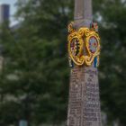 Postmeilensäule auf dem Oberwiesenthaler Markt