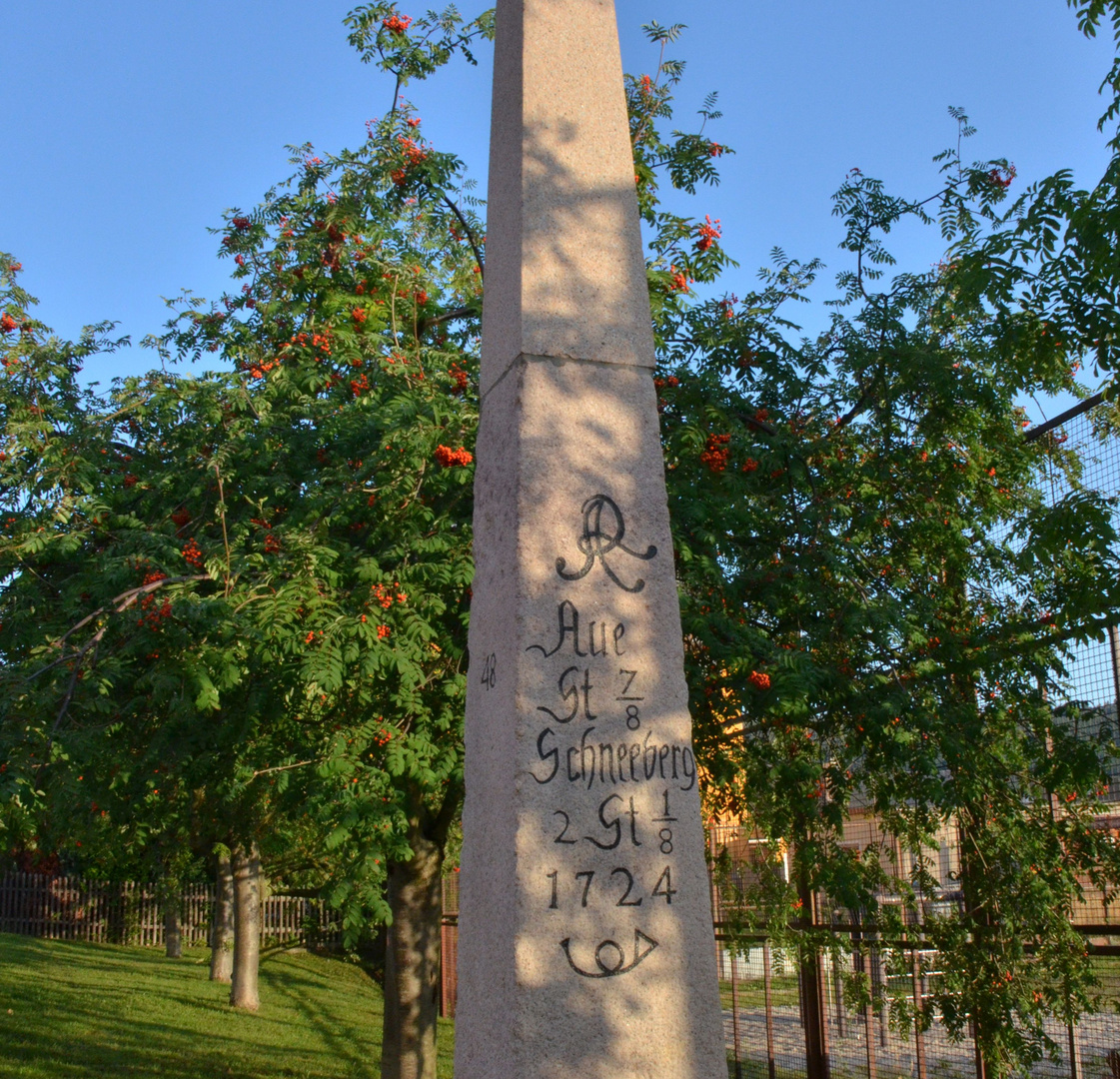 Postmeilensäule in Lauter