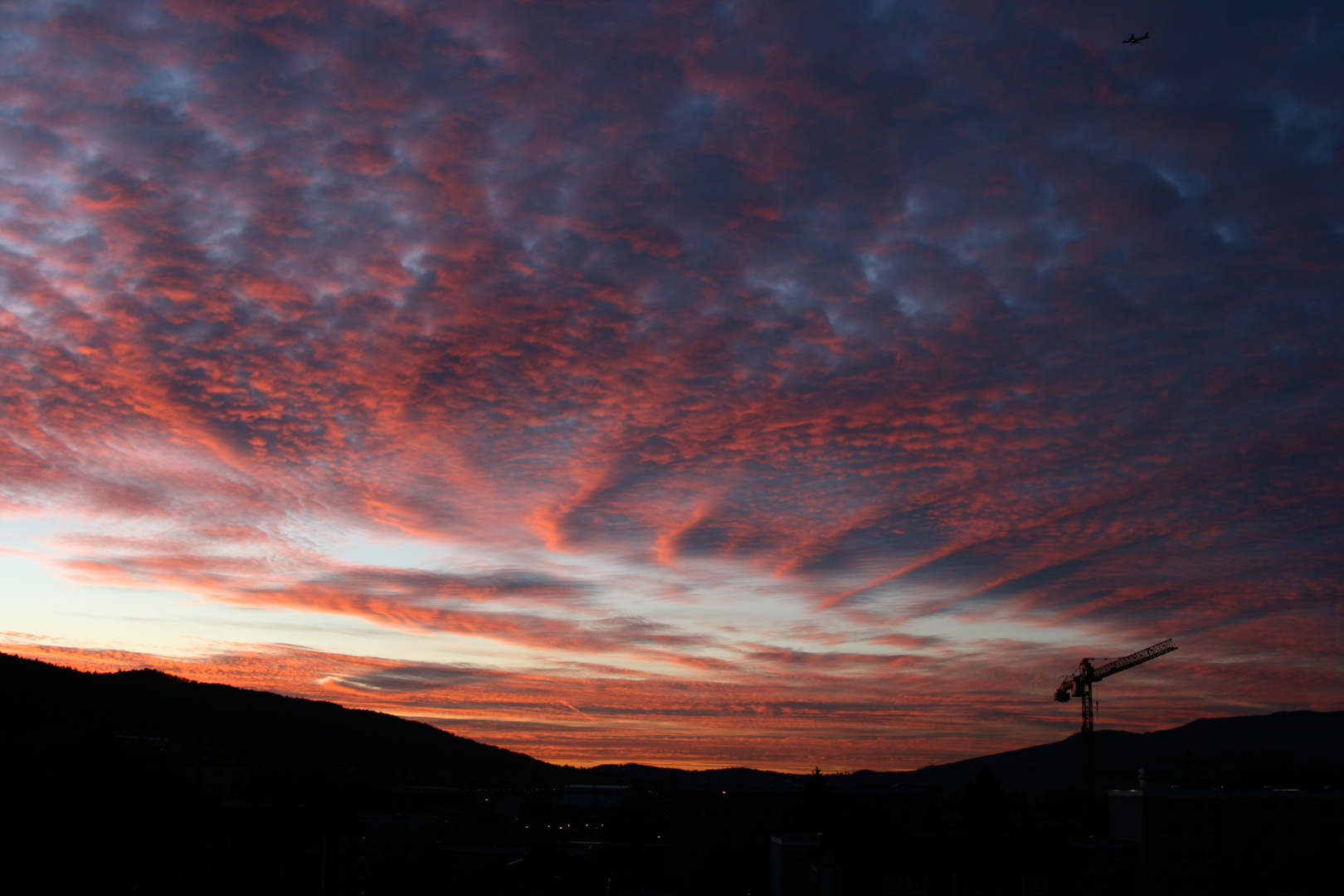 Postmoderner Sonnenuntergang