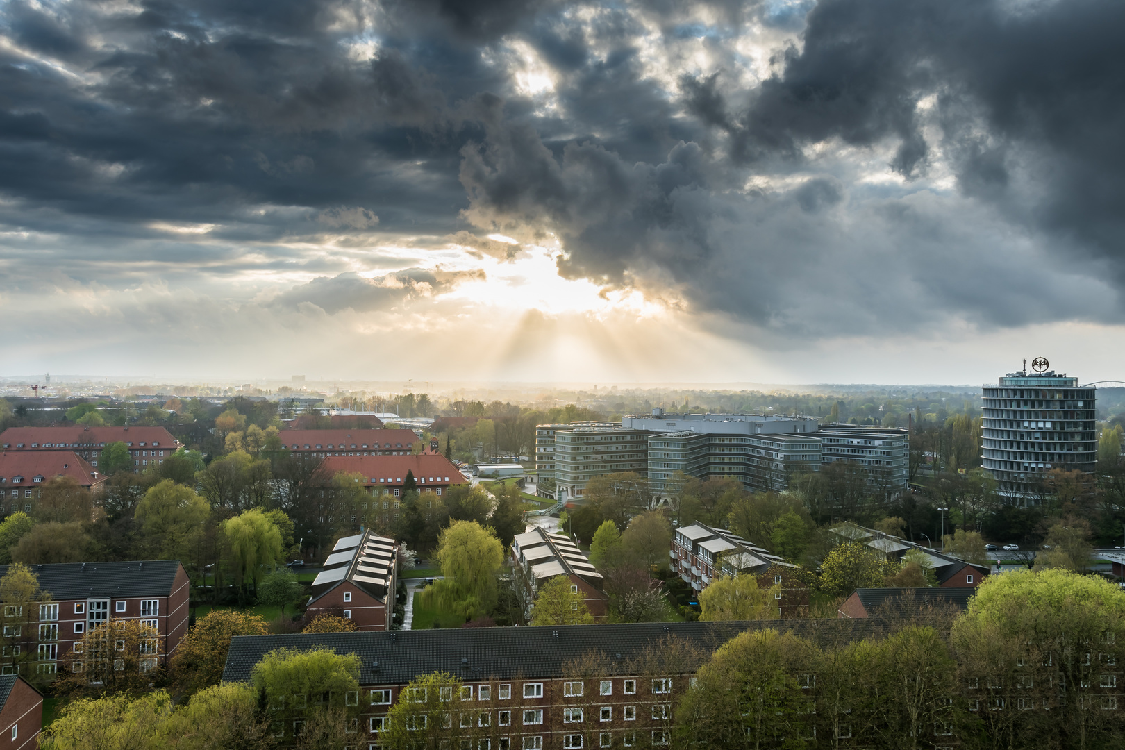 Postpyramide Dach