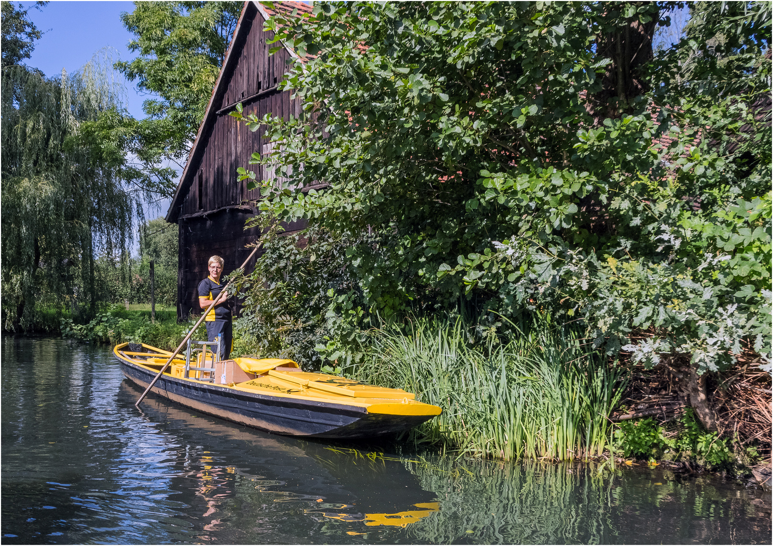 Postschiff im Spreewald