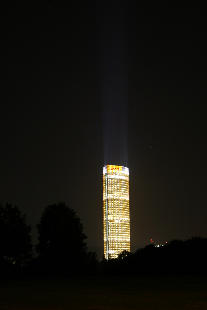 Posttower by night