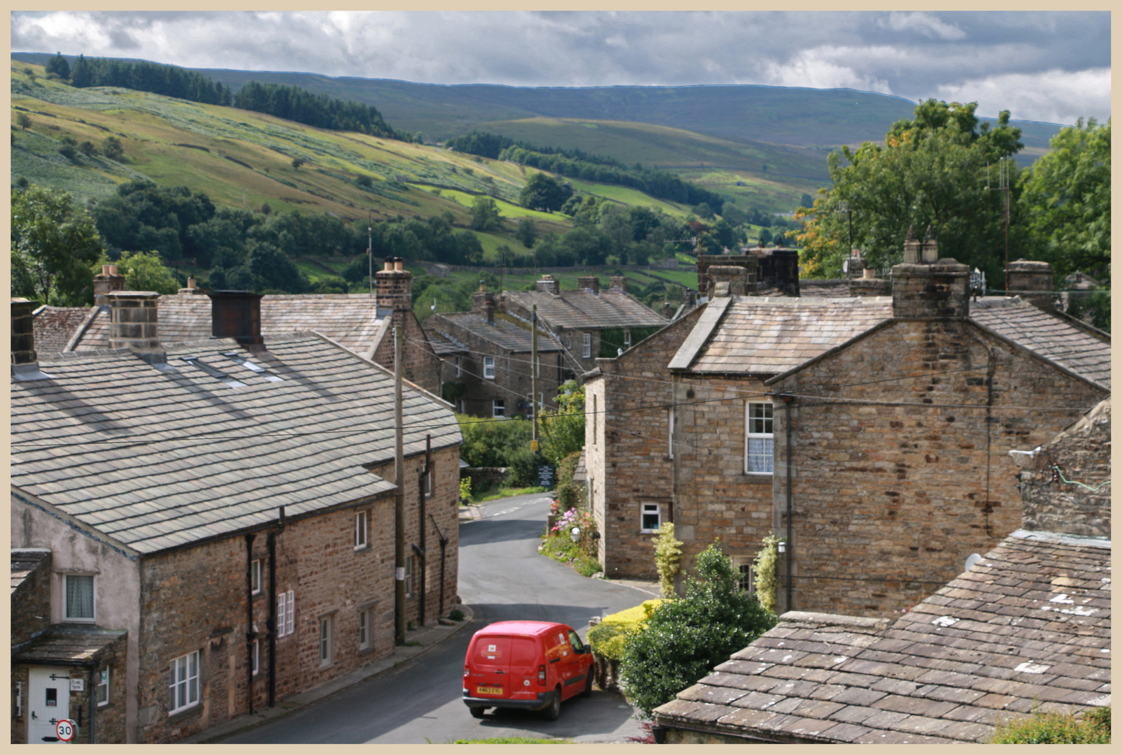 postvan at Gunnerside in swaledale