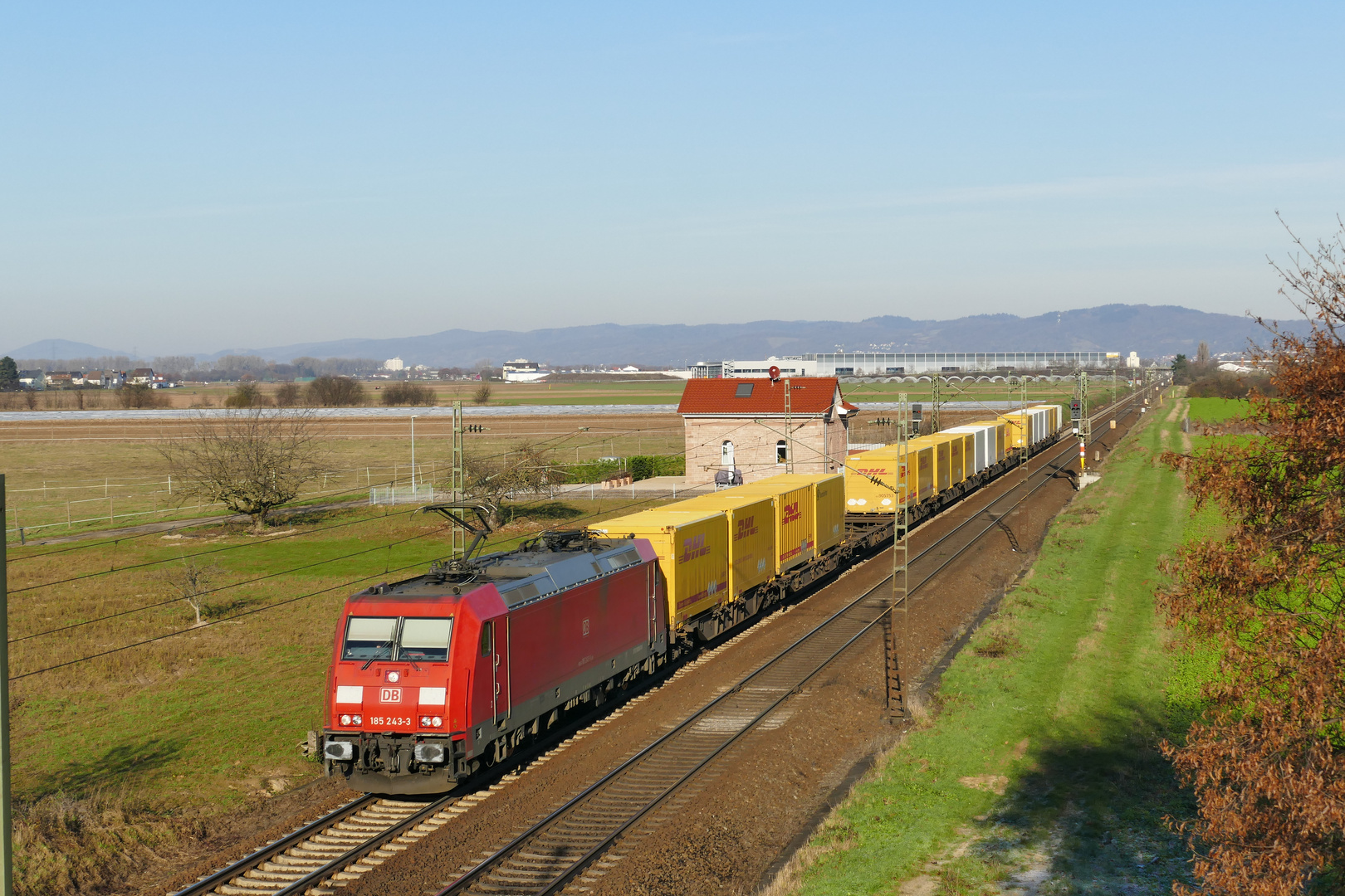 Postzug bei Ladenburg