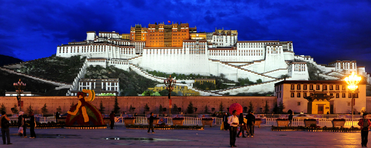 Potala at night