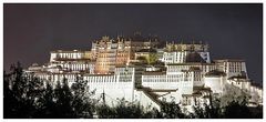 Potala bei Nacht