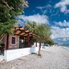 Potokaki beach on Samos island in Greece