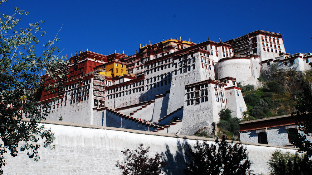 Potola in Lhasa, Tibet - Früherer Sitz des Dalai Lama, heute Museum