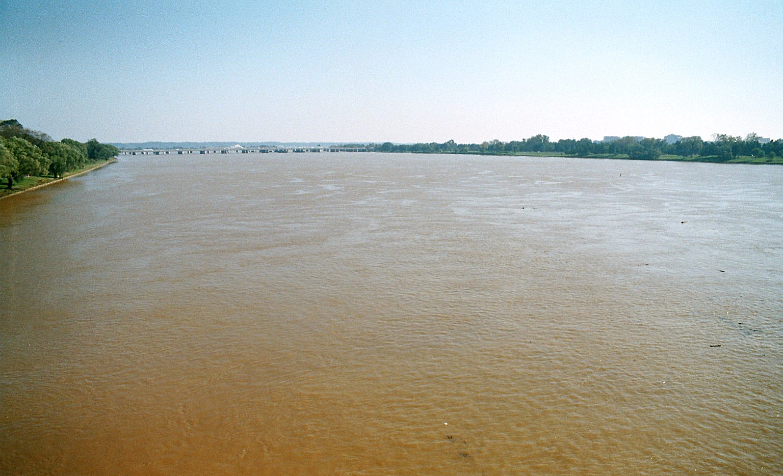 Potomac River: Blick von der Arlington Memorial Bridge