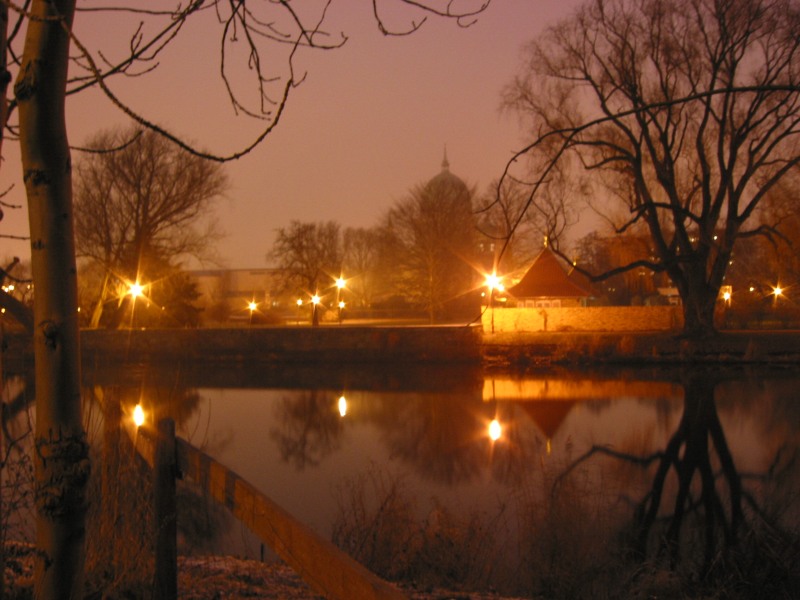 Potsdam-Alte Fahrt abends