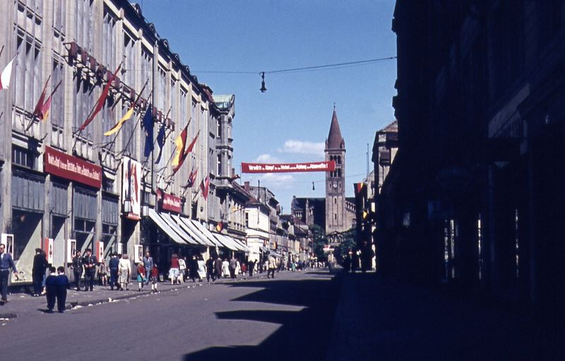 POTSDAM Alte Klement Gottwald Straße, 50er oder 60er Jahre