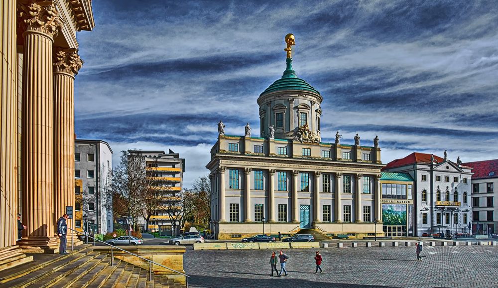 Potsdam - Alter Markt und St. Nikolaikirche