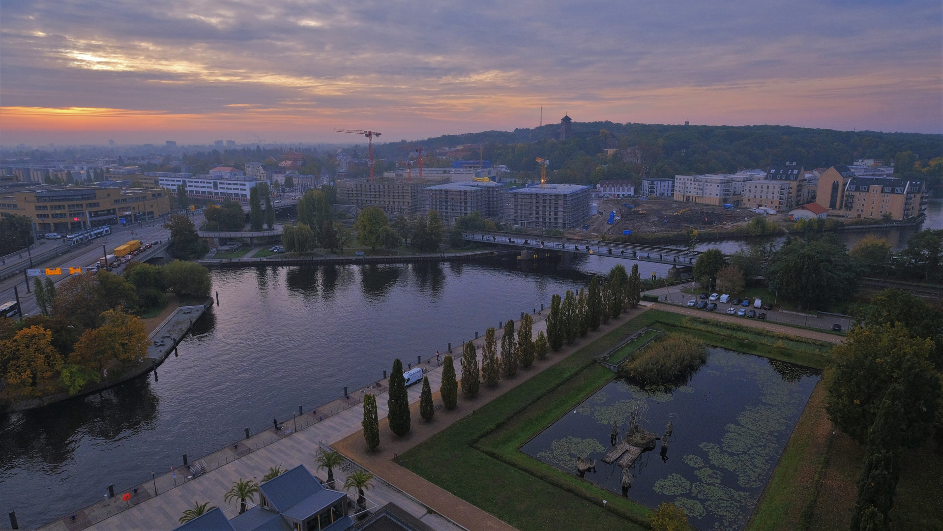 Potsdam, am Morgen (Potsdam, amanecer)