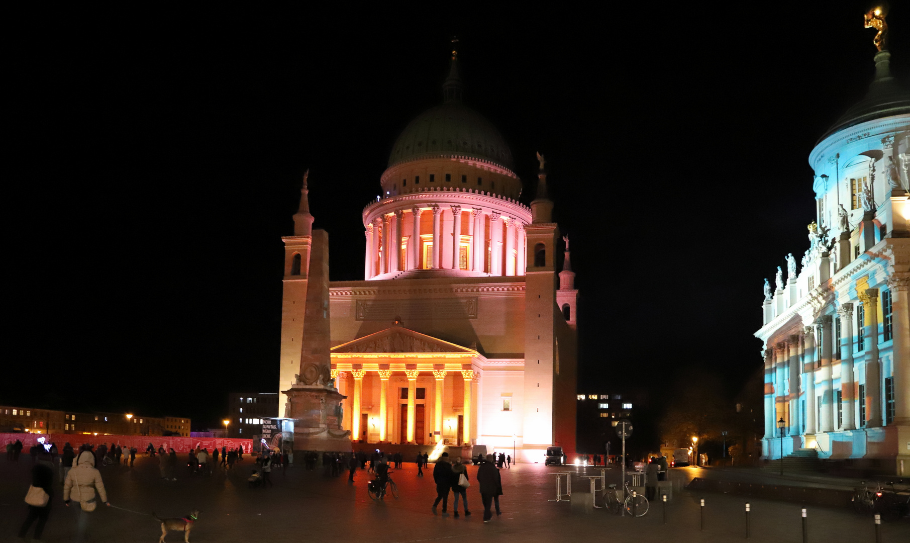 Potsdam hatte auch ein Lichtspektakel :-)