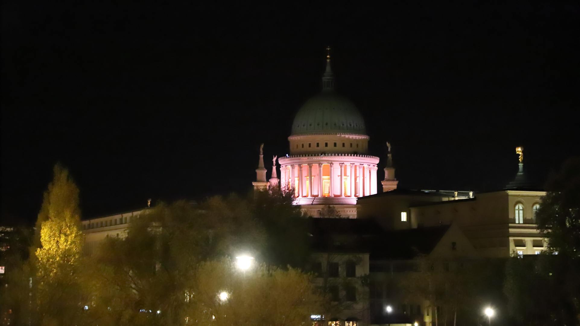 Potsdam hatte auch ein Lichtspektakel :-)