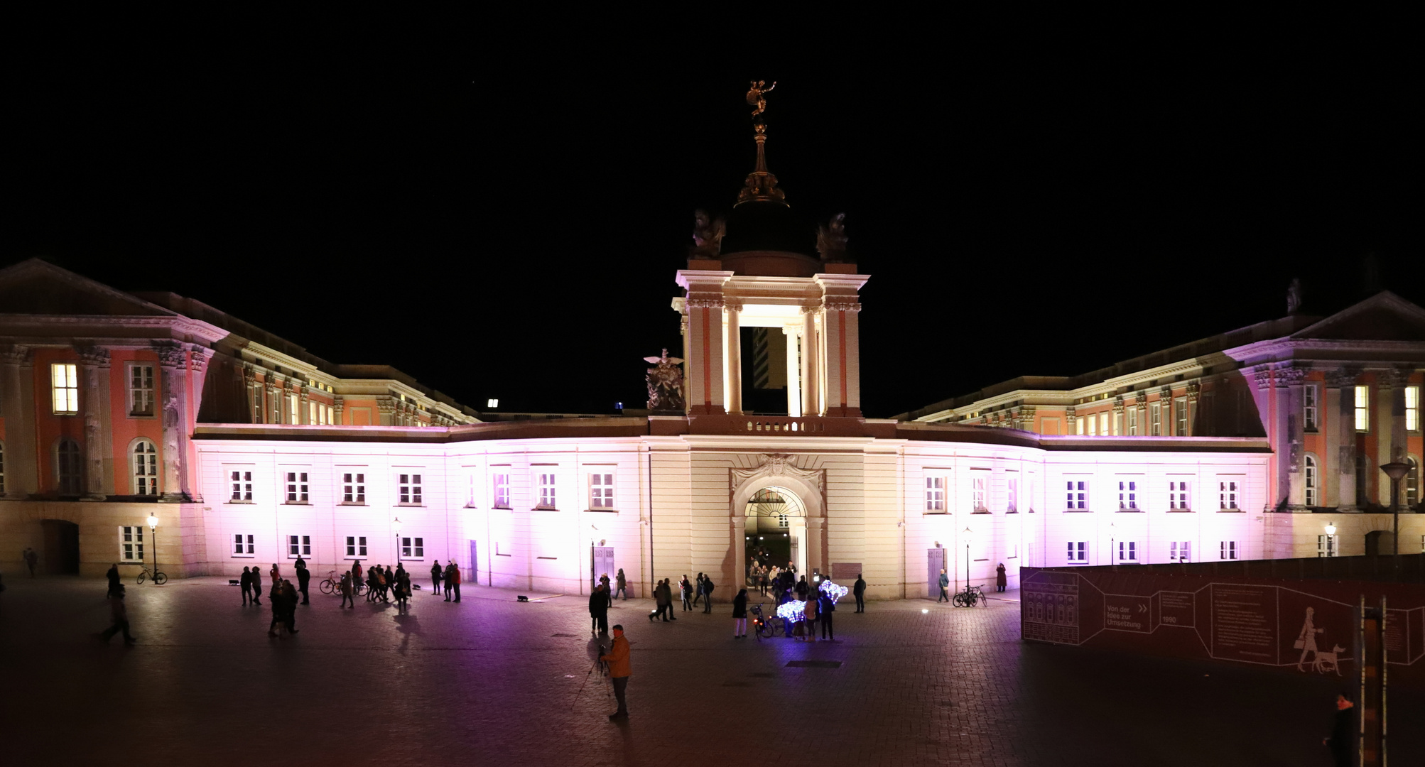 Potsdam hatte auch ein Lichtspektakel :-)