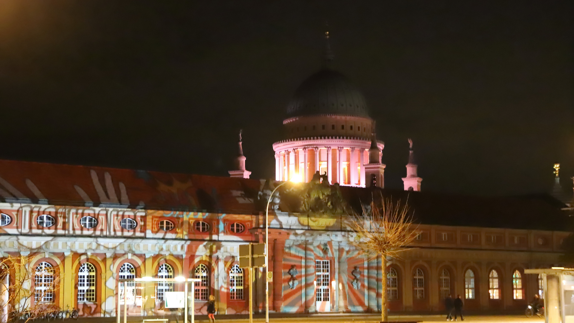 Potsdam hatte auch ein Lichtspektakel :-)