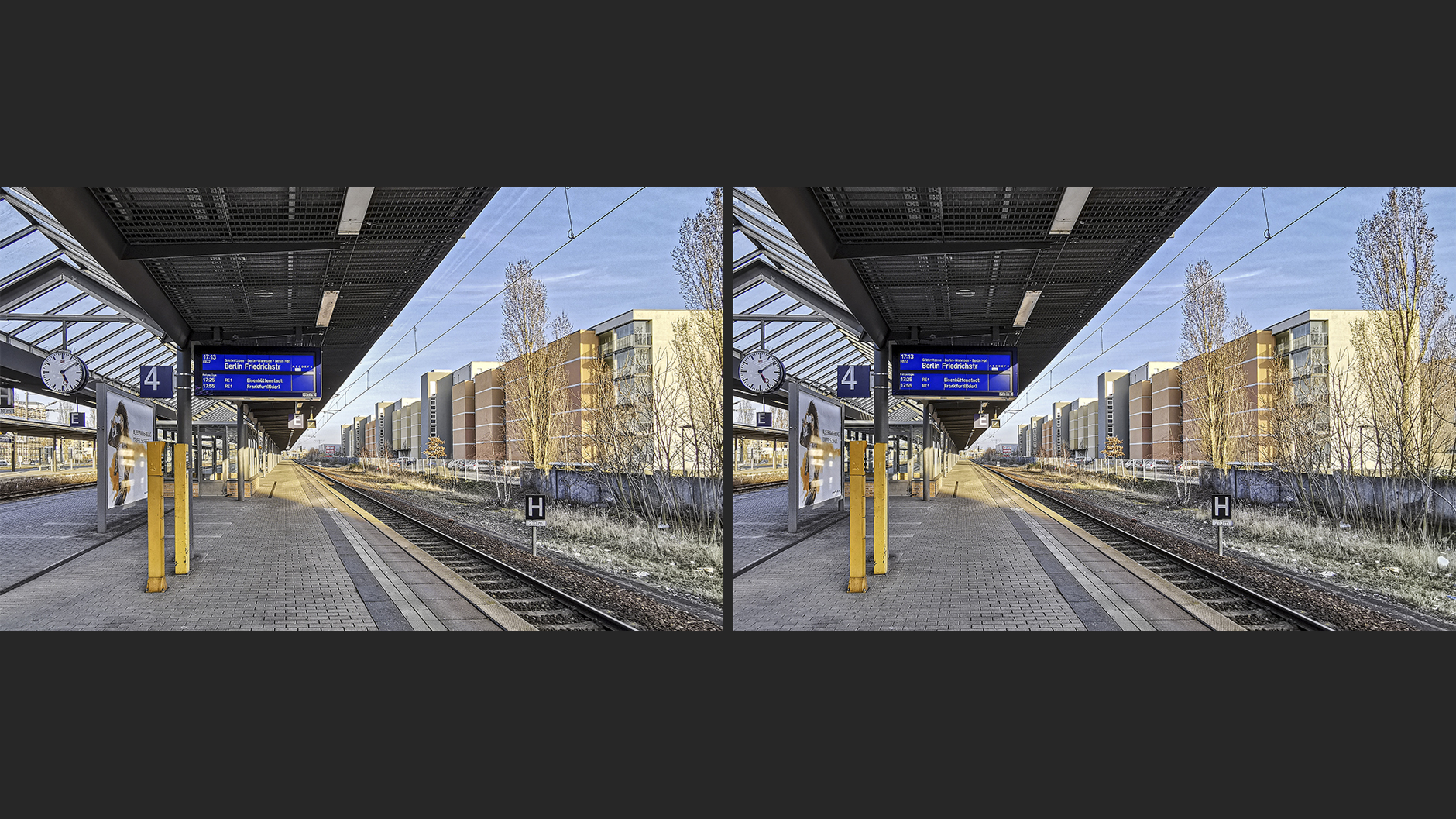 Potsdam Hauptbahnhof, menschenleer 2 (3D)