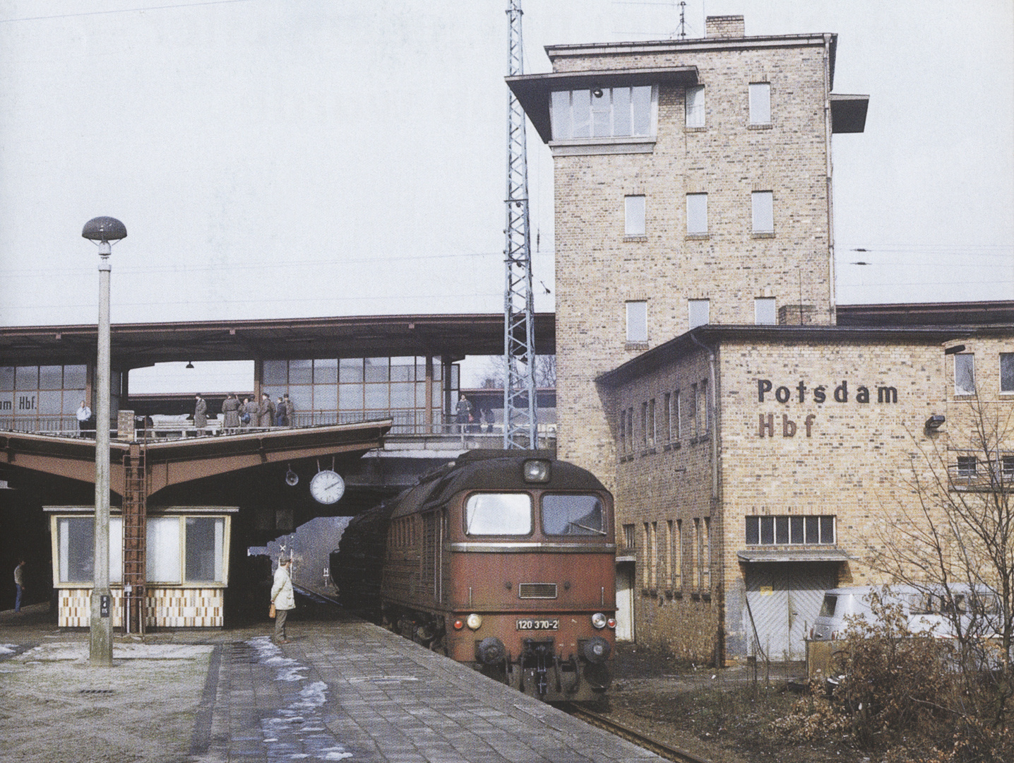 PotsdamHBF am 07.03.1986 Foto & Bild alte fotos, historische