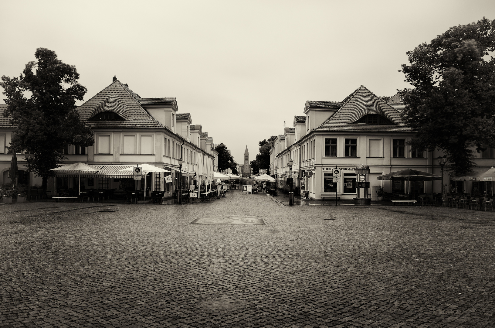 Potsdam im Regen