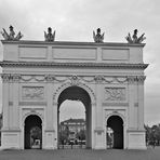 Potsdam Luisenplatz mit Brandenburger Tor
