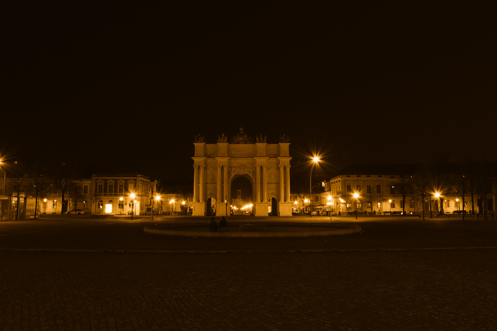 Potsdam - Luisenplatz - monochrom