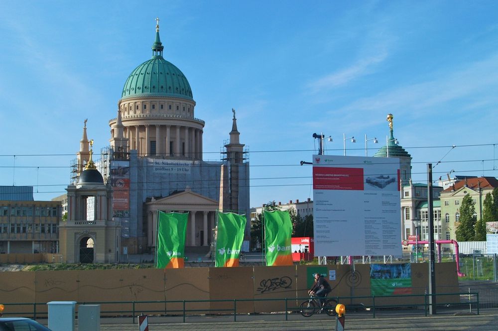 Potsdam Mitte Stadtschloss Baustelle Landtag