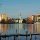 Potsdam ,-"Moschee" an der Havelbucht.