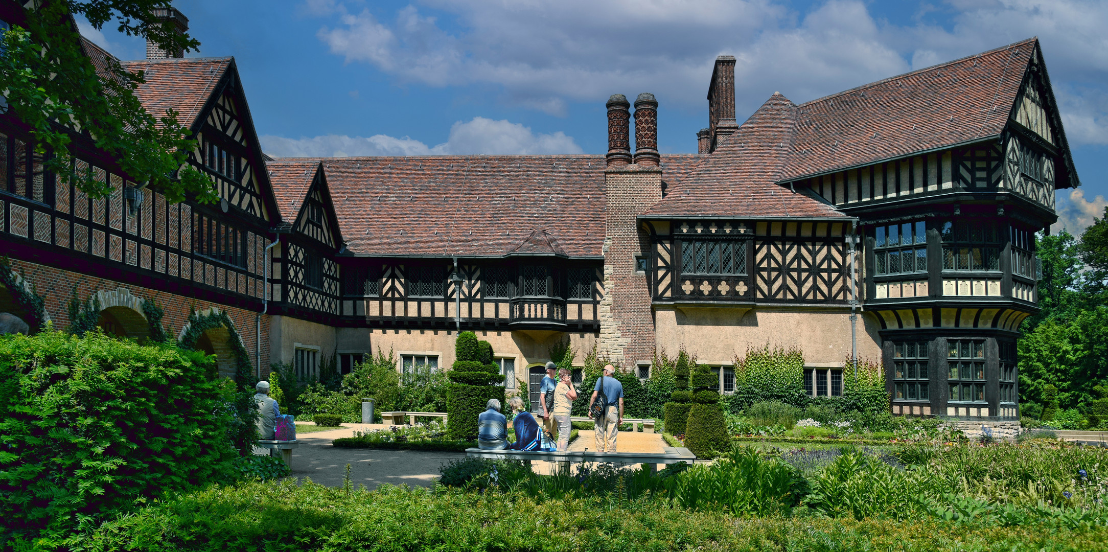 Potsdam, Neuer Garten: Schloss Cecilienhof, Prinzengarten -