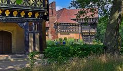 Potsdam, Neuer Garten: Schloss Cecilienhof, Prinzengarten -