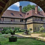 Potsdam, Neuer Garten: Schloss Cecilienhof, Prinzengarten -