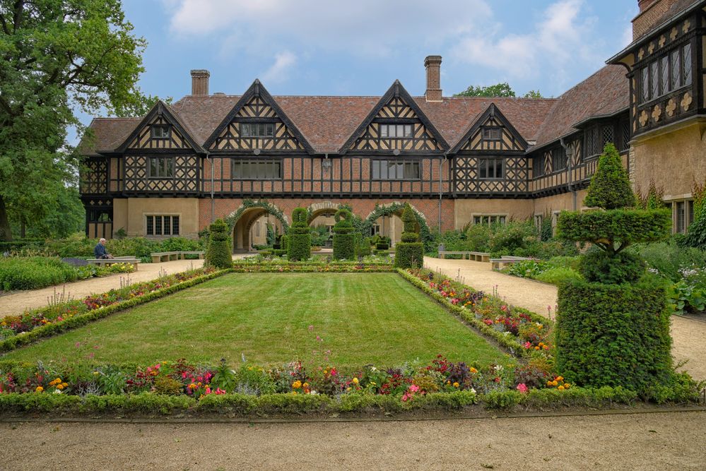 Potsdam, Neuer Garten: Schloss Cecilienhof, Prinzengarten -