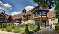 Potsdam, Neuer Garten: Schloss Cecilienhof, Prinzengarten -