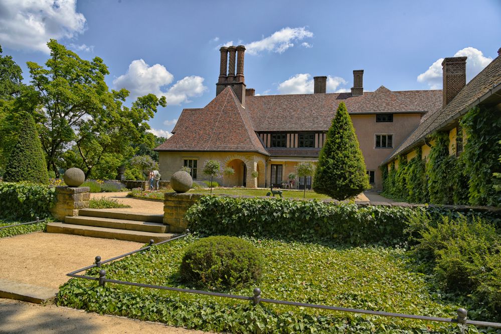 Potsdam, Neuer Garten: Schloss Cecilienhof, Prinzengarten -