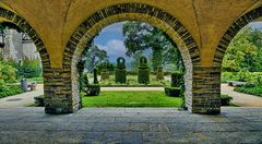 Potsdam, Neuer Garten: Schloss Cecilienhof, Prinzengarten -