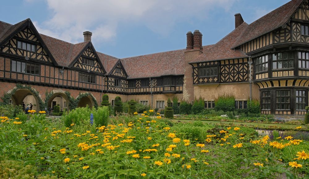 Potsdam, Neuer Garten: Schloss Cecilienhof, Prinzengarten -