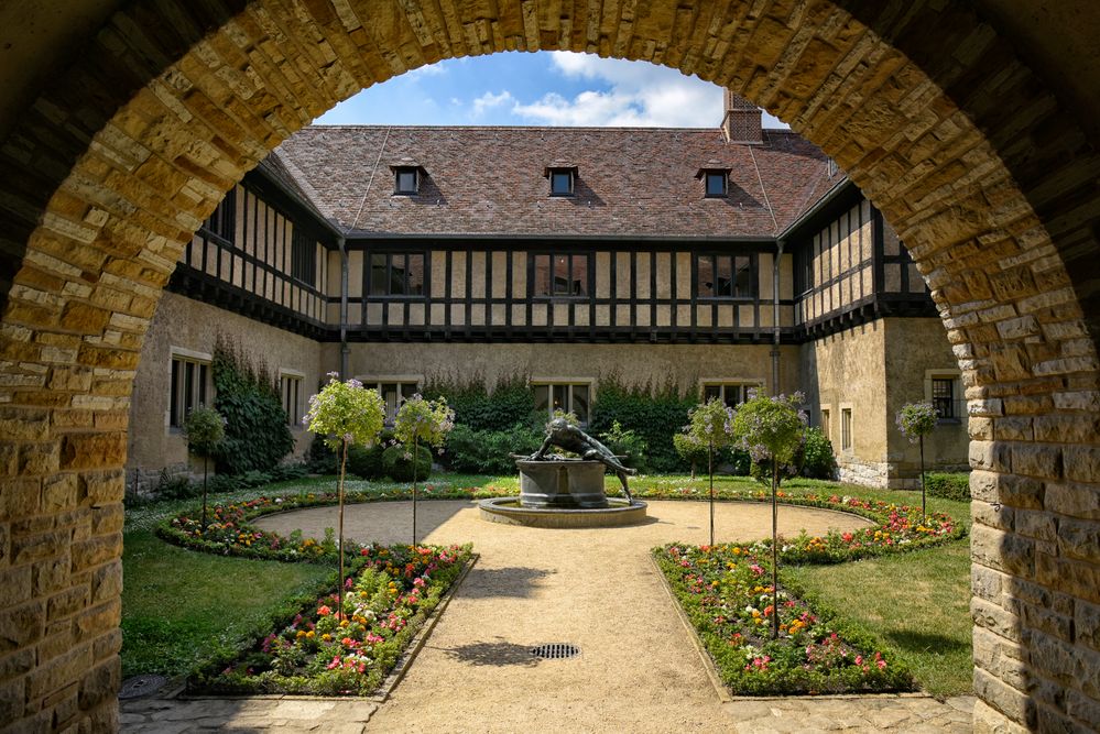 Potsdam, Neuer Garten: Schloss Cecilienhof, Prinzengarten -