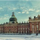 Potsdam, Neues Palais in der Wintersonne
