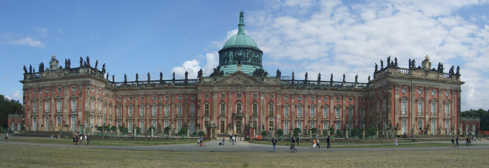 Potsdam, Neues Palais von hinten