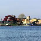 Potsdam,-neues Theater,Blick über den "Tiefen See"(Havel)