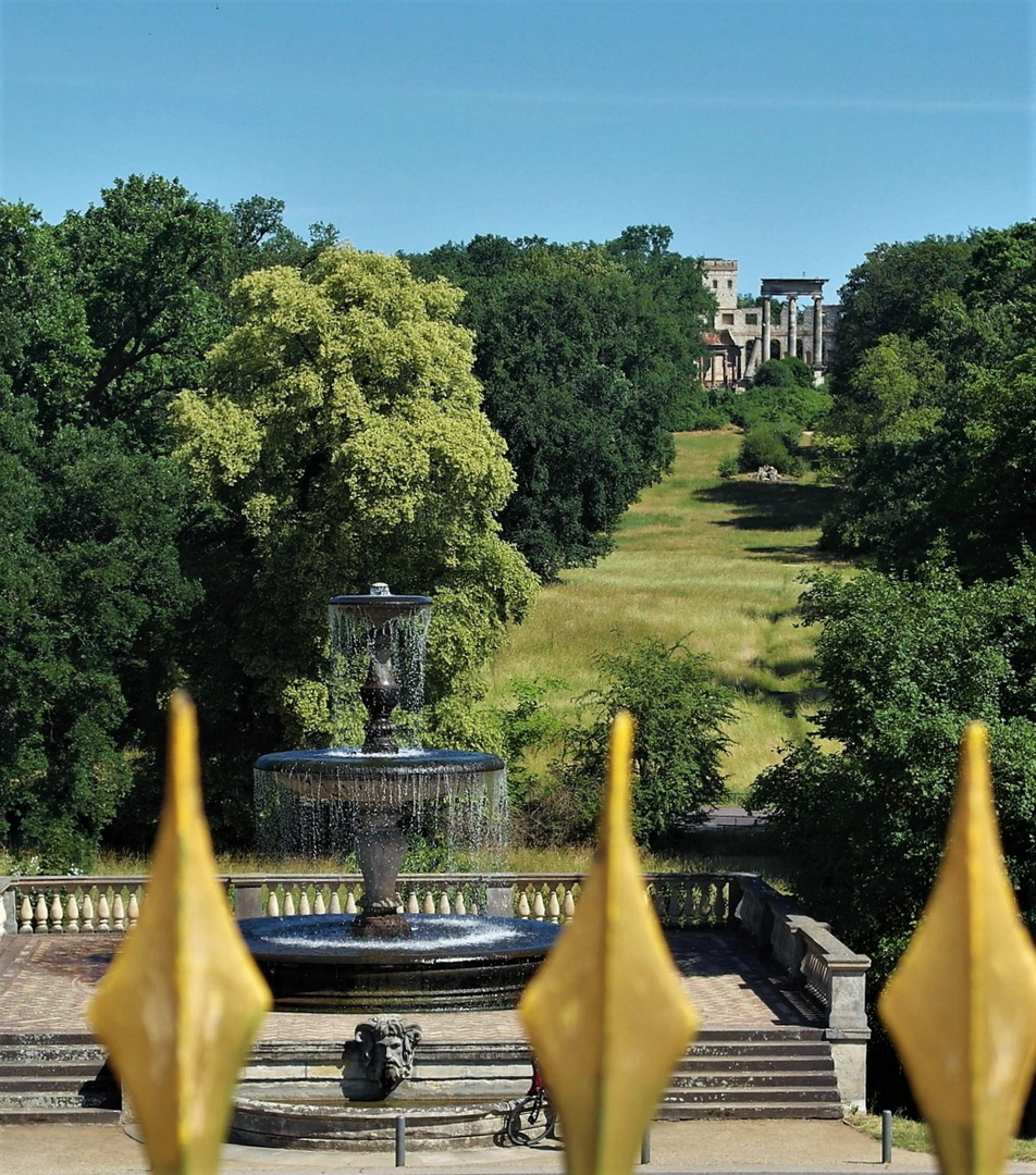 Potsdam  Park Sanssouci Wasserspiele und Ruinenberg