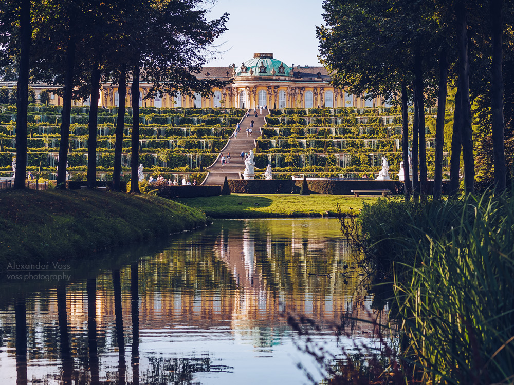 Potsdam - Schloss Sanssouci / Weinbergterrassen