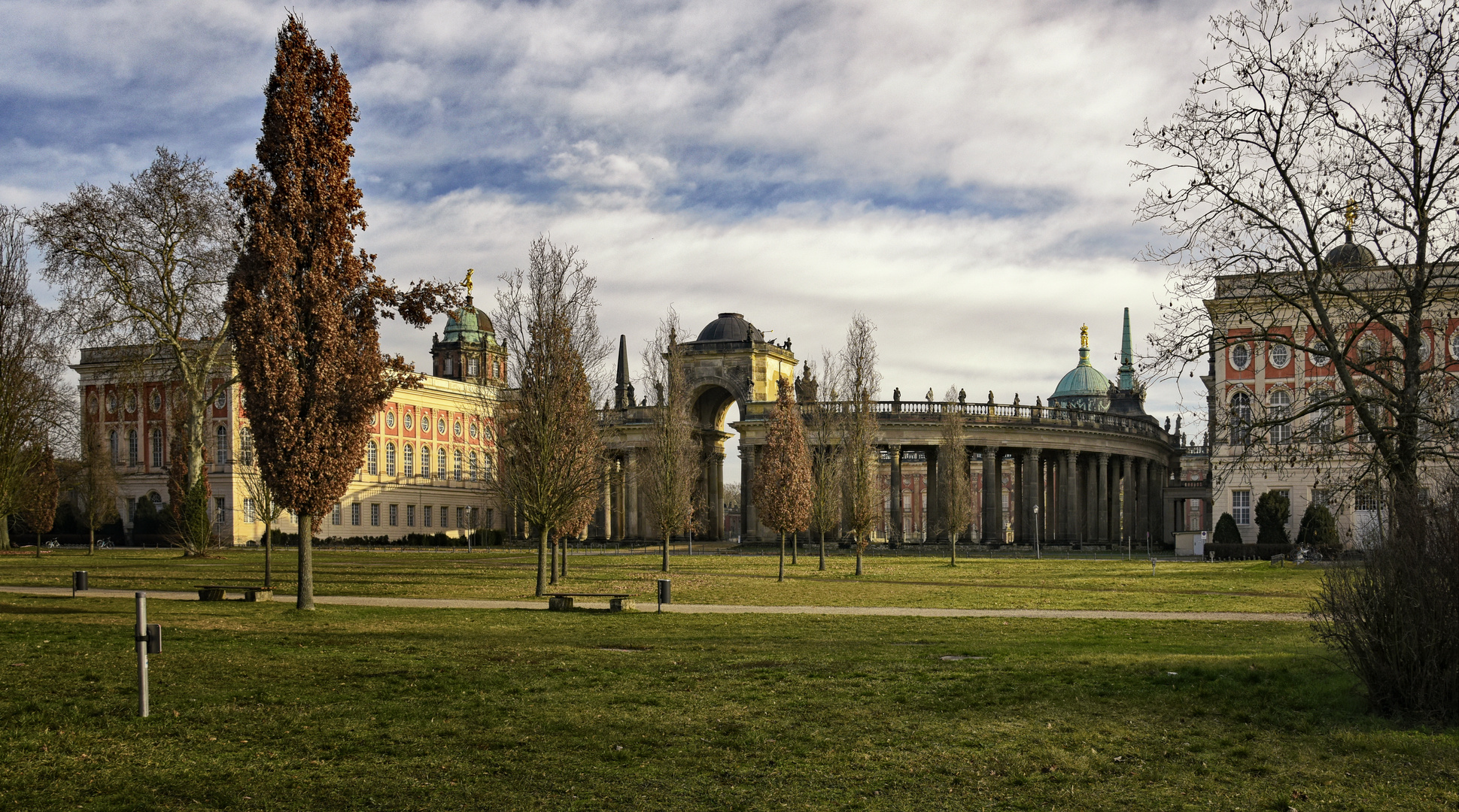 Potsdam Schlosspark Januar 2020- Neues Palais -