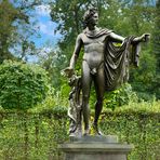 Potsdam - Schlosspark Sanssouci - Skulptur "Apollo del Belvedere