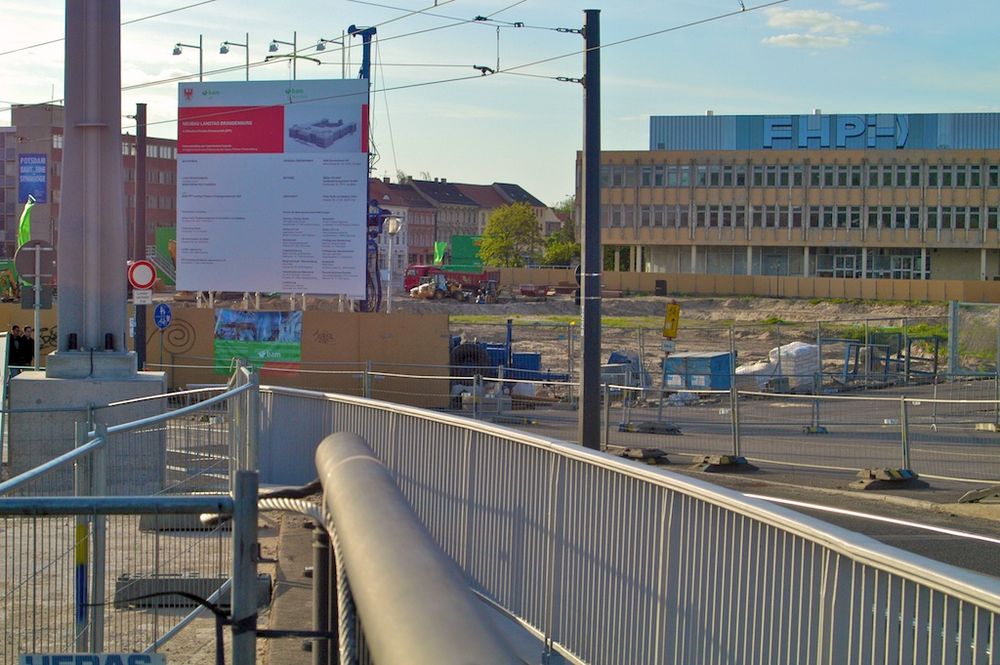 Potsdam Stadtschloss Baustelle Landtag