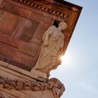 Potsdam Statue mit Sonnenstrahl