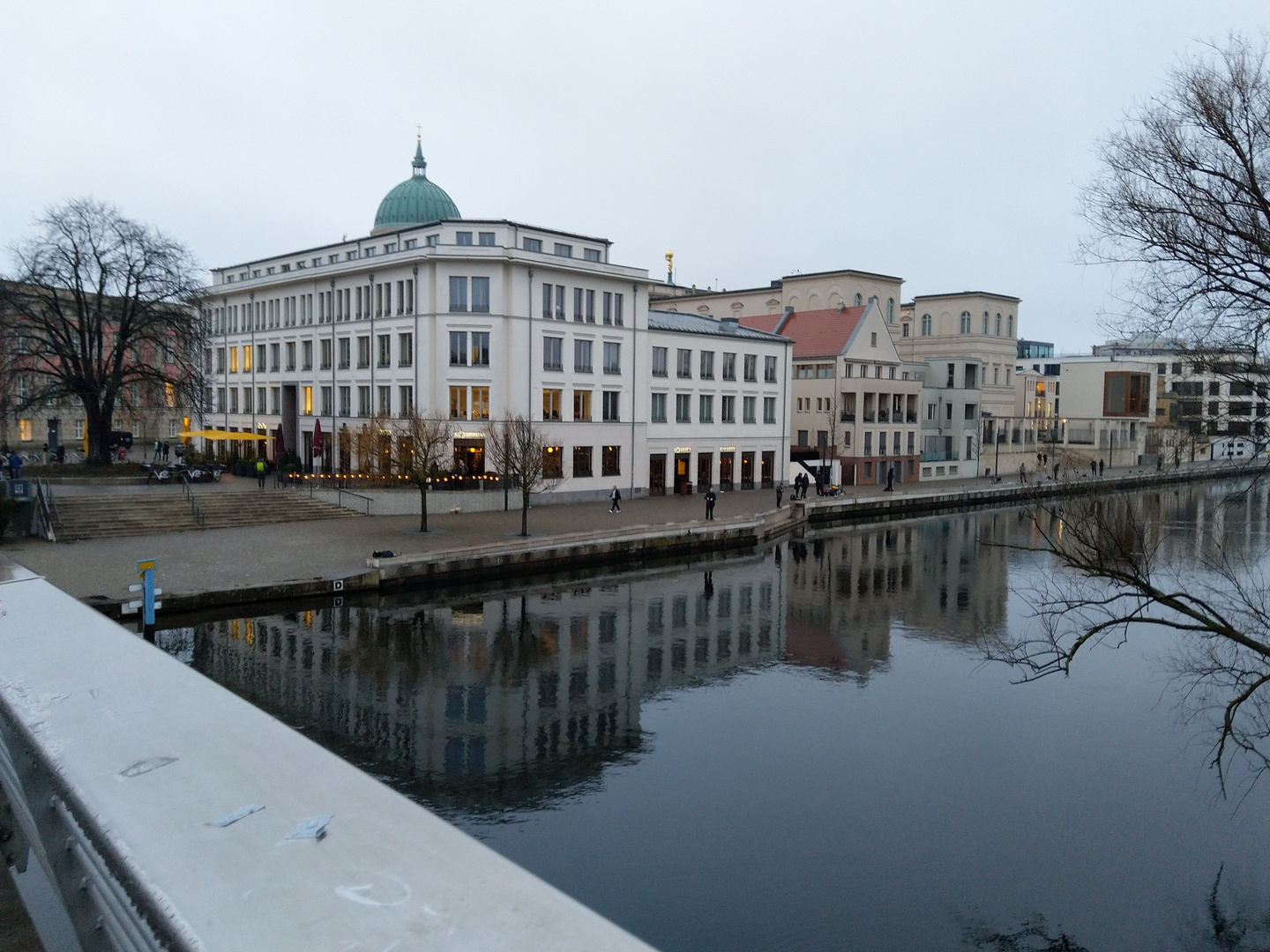 Potsdam....Alte Fahrt mit Blick zum Alten Markt