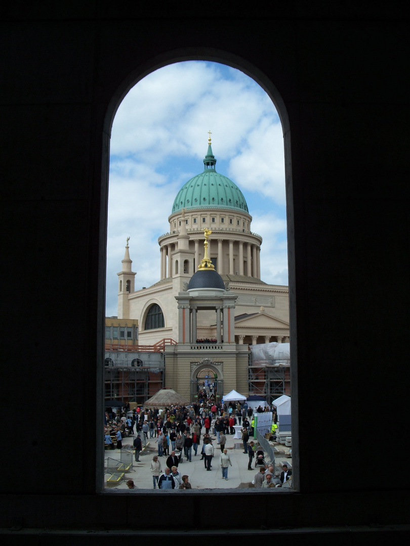 Potsdam,der besondere Blick auf die Nikolaikirche