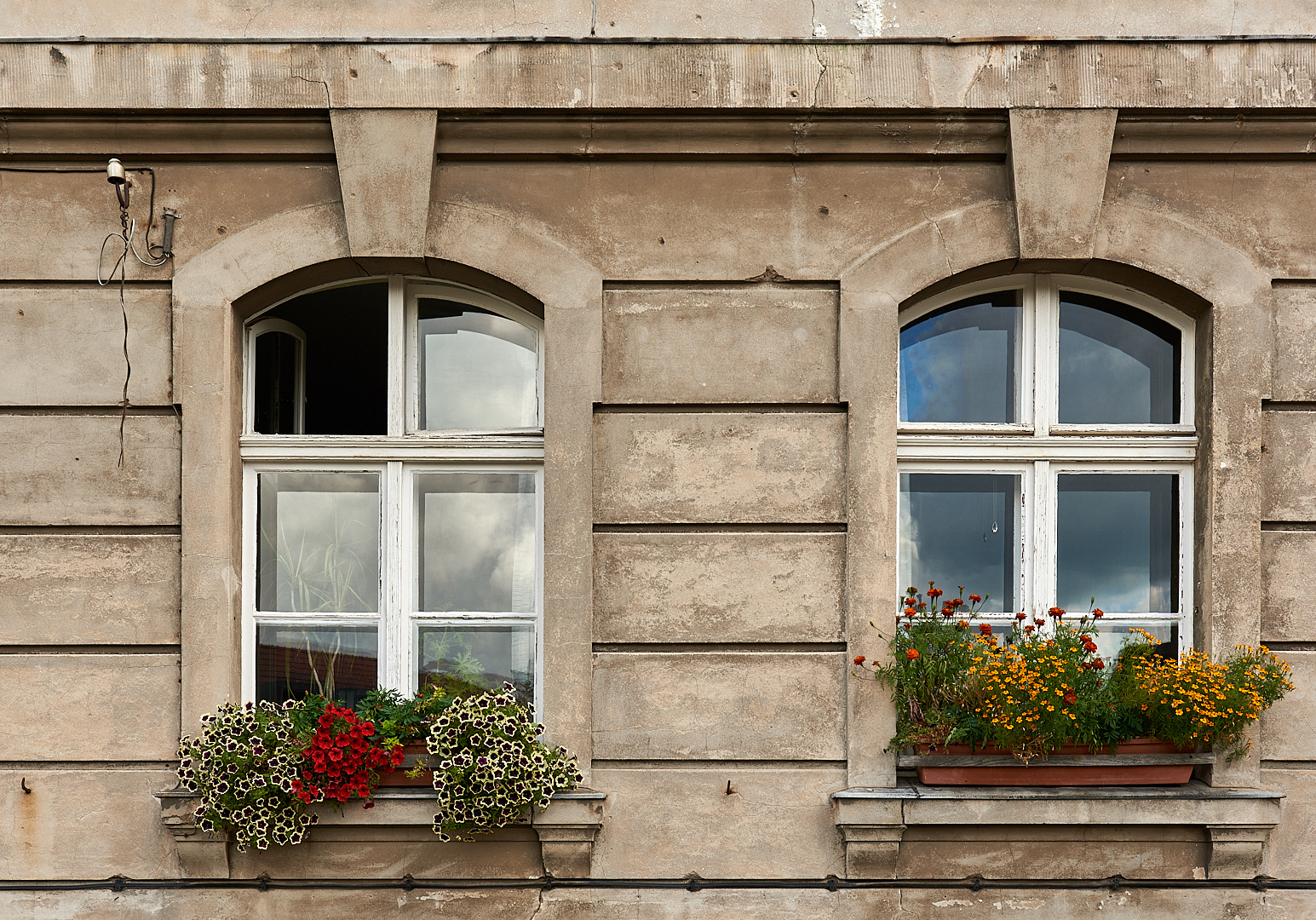 Potsdamer Hinterhof-Fenster